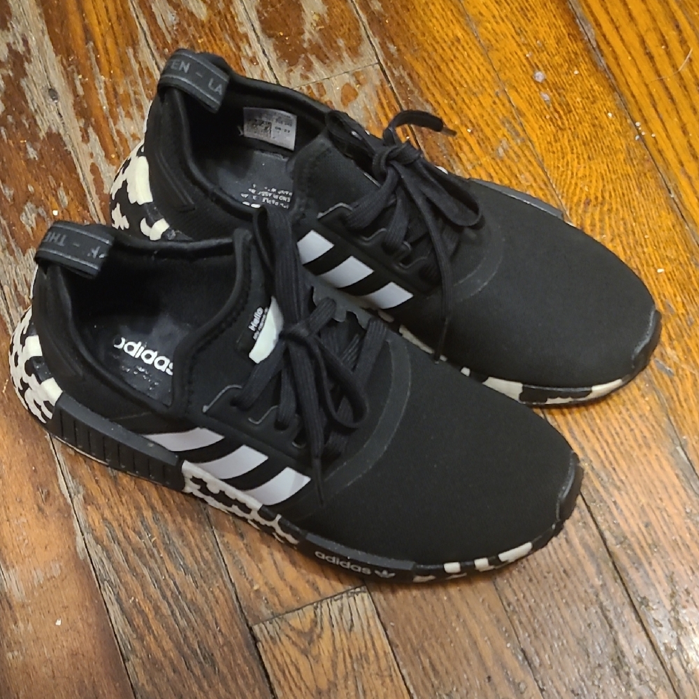 Black And White Adidas